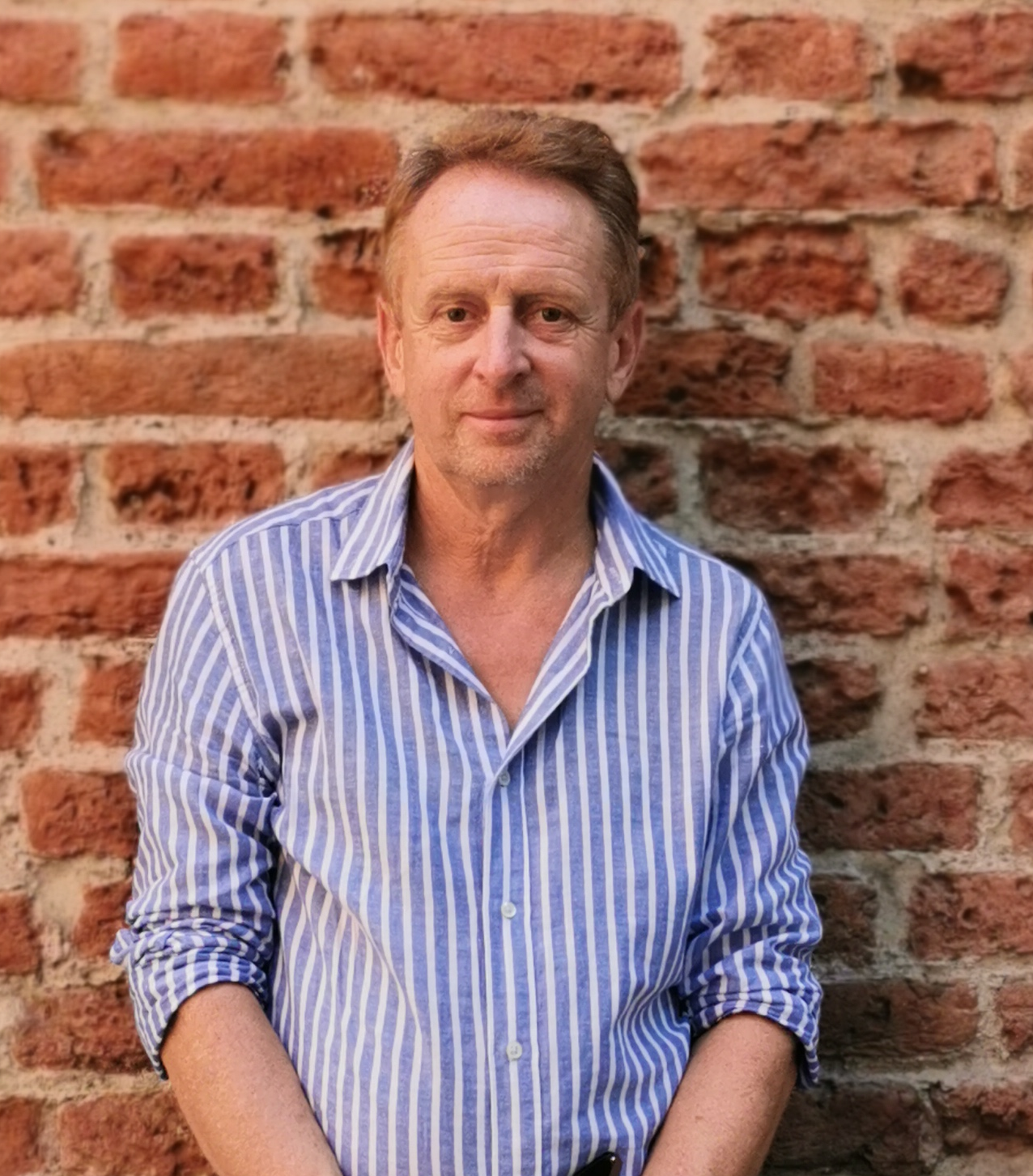 Jake Stenzel in a finisher barn testing