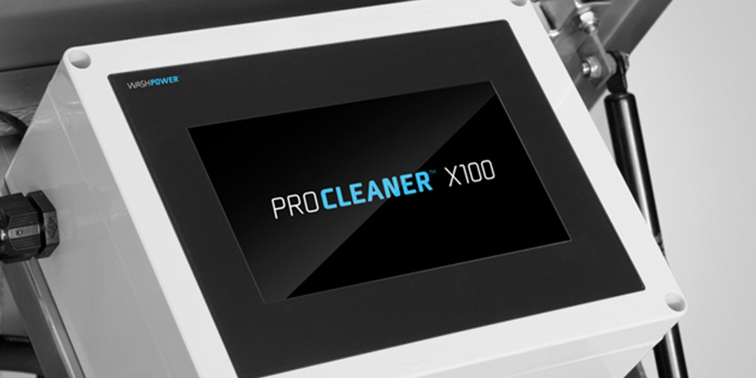 Image de l'écran tactile du robot procleaner x100